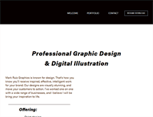 Tablet Screenshot of markruizgraphics.com